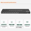 KEQINX 4K 1x8 HDMI Extender Splitter 70m/230ft HDMI Over Ethernet Splitter POC Satellite TV Splitters view 3