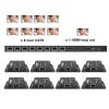 KEQINX 4K 1x8 HDMI Extender Splitter 70m/230ft HDMI Over Ethernet Splitter POC Satellite TV Splitters view 4
