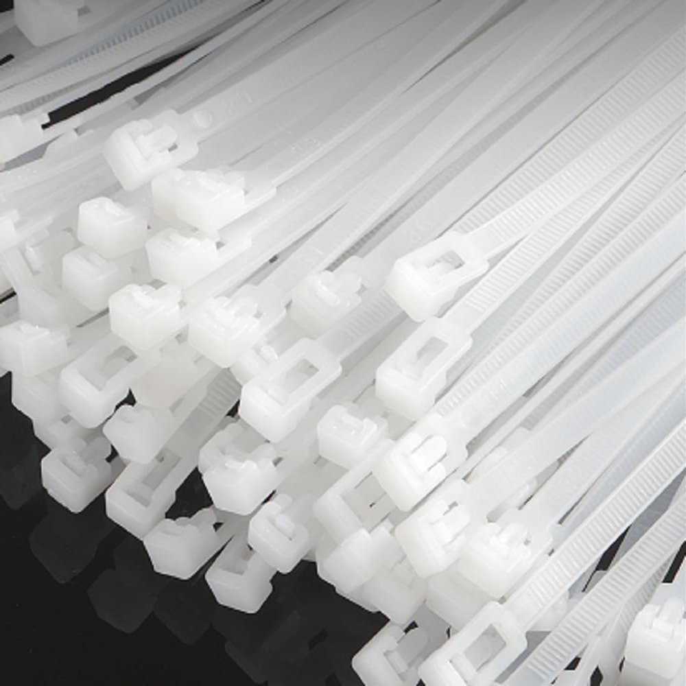 Vrgadonor Thickened And Widened Reusable Nylon Activity Tie For Home Use, White, 40cmx7.2mm/16x0.3"