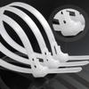 Vrgadonor Thickened And Widened Reusable Nylon Activity Tie For Home Use, White, 40cmx7.2mm/16x0.3" view 2
