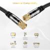 BlueRigger RG6 Digital Coaxial Audio Video Cable (35FT, Male F Type Connector, Triple Shielded)  Coax Cable for HDTV, CATV, DVB-T2/C/S, Modem, Radio, Satellite Receivers view 3