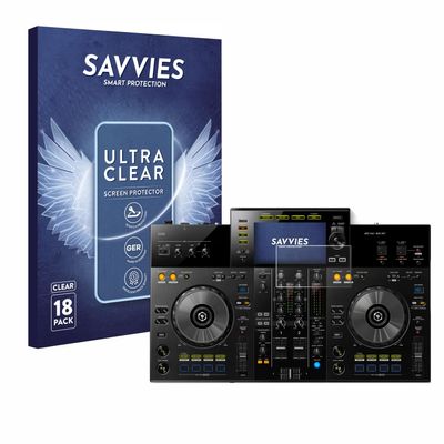 savvies Screen Protector compatible with Pioneer XDJ -RR Protection Film Clear 18-Pack
