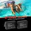 4K 60FPS Touchscreen Action Camera, Waterproof Camera with 64GB SD Card 8X Zoom 24MP Underwater Camera 131FT Sports Cameras 170 WIFI Cameras with 2*1350mAh Batteries Helmet Accessories Kit view 3
