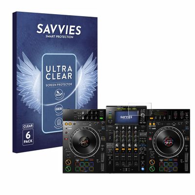 Savvies Screen Protector Compatible with Pioneer XDJ -XZ Protection Film Clear 6-Pack