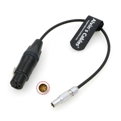 Alvin's Cables Audio Cable for ARRI-Alexa-Mini-LF Camera 6-Pin Male to XLR 3-Pin Female 25cm|8inches