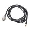 MECCANIXITY 1Pcs 6.5FT RG58 Coaxial Cables SMA Male to TNC Male Low Loss RF Coaxial Cable Black for CB,Amateur,Two-Way Radio,SWR Meter,Antenna,Walkie view 1