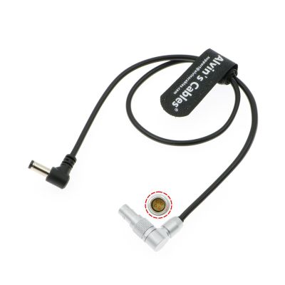 Alvin's Cables Power Cable for Zacuto Kameleon EVF DC Male to Adjustable Right-Angle 4-Pin Male 45cm|18inches