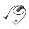 Alvin's Cables Power Cable for Zacuto Kameleon EVF DC Male to Adjustable Right-Angle 4-Pin Male 45cm|18inches view 1