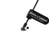 Alvin's Cables Power Cable for Zacuto Kameleon EVF DC Male to Adjustable Right-Angle 4-Pin Male 45cm|18inches view 3