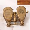 ESRADA Antique Marine Victorian Binoculars Handmade 1857 Brass Binocular Waterproof Fogproof for Concerts, Hunting and Sport Games view 1