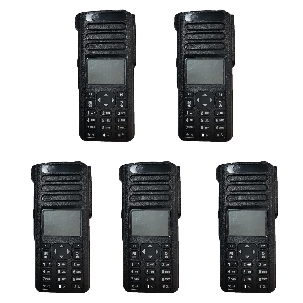 Amazingxiax 5Pack Repair Kit Housing Case Front Cover with Speaker LCD Display Mainboard Compatible for XPR7550E