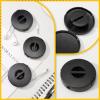 Copkim 9 Pcs Winder Retractable Charging Cord Winder Flexible Charging Cord Organizer Black Portable Charger Management Headphone Earbud Cable Organizer for USB Travel Organization Storage view 4