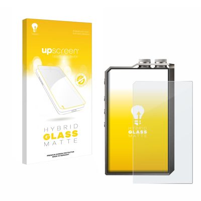 upscreen Matte Screen Protector Glass Film compatible with Cowon Plenue 2 - Anti-Glare, Anti-Fingerprint, 9H Glass Protection