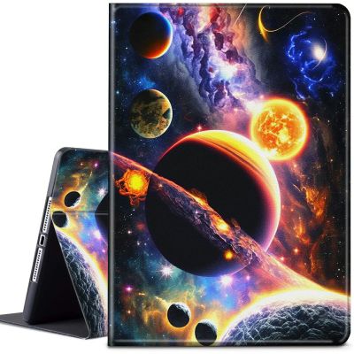 CGFGHHUY for Microsoft Surface GO 3 Case Lightweight Protective PU Leather Smart Stand Cover with Auto Wake Sleep Tablet Case for Microsoft Surface GO/GO 2/GO 3 - Planet