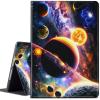 CGFGHHUY for Microsoft Surface GO 3 Case Lightweight Protective PU Leather Smart Stand Cover with Auto Wake Sleep Tablet Case for Microsoft Surface GO/GO 2/GO 3 - Planet view 1