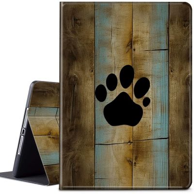 CGFGHHUY for Microsoft Surface GO 3 Case Lightweight Protective PU Leather Smart Stand Cover with Auto Wake Sleep Tablet Case for Microsoft Surface GO/GO 2/GO 3 - Watercolor Dog Paw