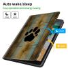 CGFGHHUY for Microsoft Surface GO 3 Case Lightweight Protective PU Leather Smart Stand Cover with Auto Wake Sleep Tablet Case for Microsoft Surface GO/GO 2/GO 3 - Watercolor Dog Paw view 3