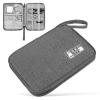 Cabilock 2pcs Earphone Storage Bags Travel Cord Organizer Case for Data Cables Lightweight Portable Electronics Accessories Pouch Gray view 1