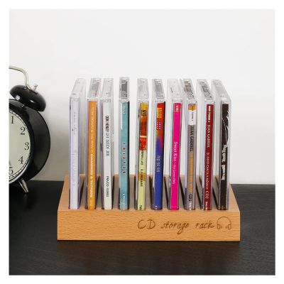 BinOxy Record Storage Shelf Vinyl Record Storage Holder Display Your Singles and LPs in This Modern Portable Rack Unit Record Shelf