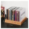 BinOxy Record Storage Shelf Vinyl Record Storage Holder Display Your Singles and LPs in This Modern Portable Rack Unit Record Shelf view 2