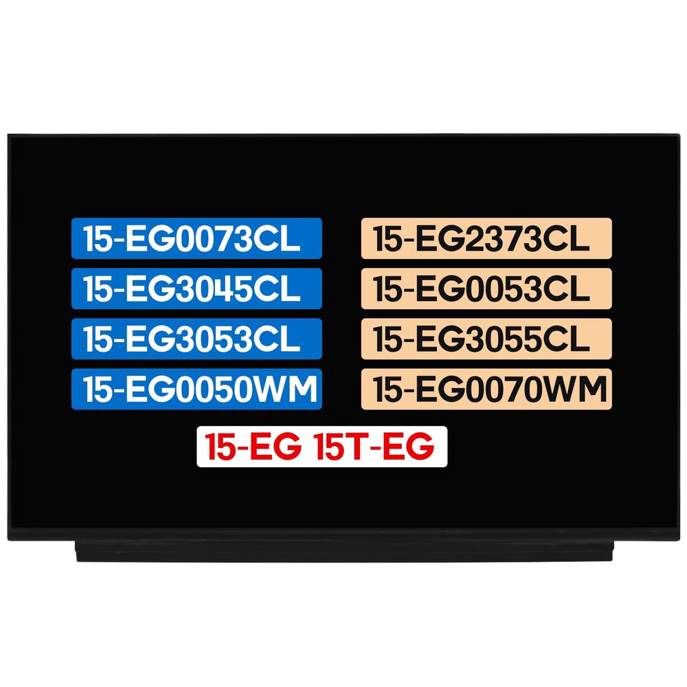15.6" Touch Screen Replacement for HP Pavilion 15-EG 15T-EG 15-EG0073CL 15-EG2373CL 15-EG3045CL 15-EG0053CL 15-EG3053CL 15-EG3055CL 15-EG0050WM 15-EG0070WM M16342-001 L47876-LD2 FHD 40 pins