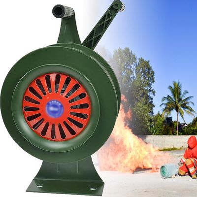 GBHJJ Metal Hand Crank Siren, Loud Portable Air-raid Hand Held Siren, Manual Operated Siren Horn, Handheld Fire Alarm Tornado Air Raid Siren