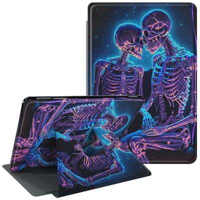 CGFGHHUY for Kindle Scribe Case for Kindle Scribe Cover 10.2 inch 360 Degree Rotating Stand Smart Cover with Auto Wake Sleep Tablet Case for Kindle Scribe 2022 - Skull Love