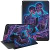 CGFGHHUY for Kindle Scribe Case for Kindle Scribe Cover 10.2 inch 360 Degree Rotating Stand Smart Cover with Auto Wake Sleep Tablet Case for Kindle Scribe 2022 - Skull Love view 1