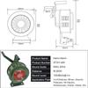 GBHJJ Metal Hand Crank Siren, Hand Crank Siren Horn, Hand Loud Crank, Emergency Safety Manual Siren, Portable Hand Held Siren Horns Alarm view 3