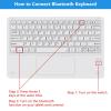 BQSS Touch for iPad Air 13 Inch Case Keyboard (M3/M2 2025/2024), Keyboard Case for iPad Pro 12.9 inch (6th/5th/4th/3rd Gen), Multi-Touch Trackpad, 7 Colors Backlit, Auto Sleep/Wake, Pink view 4