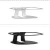 Aokicase Compatible with Linksys AC3900M Holder Wall Mount Linksys AC3900M Stand Accessories, Smart Home Speaker Accessories Rack (Linksys AC3900M, Black) 2 Pieces view 4