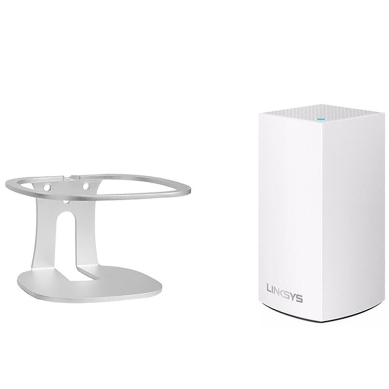 Aokicase Compatible with Linksys AC3900M Holder Wall Mount Linksys AC3900M Stand Accessories, Smart Home Speaker Accessories Rack (Linksys AC3900M, Silver) 2 Pieces