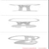 Aokicase Compatible with Linksys AC3900M Holder Wall Mount Linksys AC3900M Stand Accessories, Smart Home Speaker Accessories Rack (Linksys AC3900M, Silver) 2 Pieces view 4