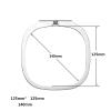 Aokicase Compatible with Linksys AC3900M Holder Wall Mount Linksys AC3900M Stand Accessories, Smart Home Speaker Accessories Rack (Linksys AC3900M, Silver) 1 Piece view 3
