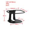 Aokicase Compatible with Bose Portable Smart Speaker Holder Wall Mount Bose Portable Smart Speaker Stand Accessories, Smart Home Speaker Accessories Rack (Bose Portable Smart Speaker, Black) 2 Pieces view 3