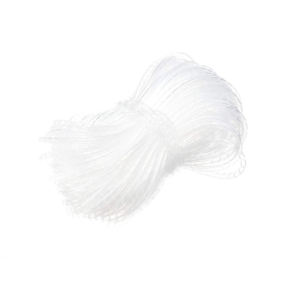 3mm Flexible Spiral Tube Cable Wire Wrap Manage Transparent Cord 20M Length