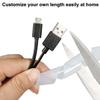3mm Flexible Spiral Tube Cable Wire Wrap Manage Transparent Cord 20M Length view 2