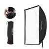 AMBITFUL 24"x35" / 60x90cm Black Softbox, Bowens Mount, Fabric & Reflective Material, Quick Set Up, Silver Interior, Perfect for Godox Flash Heads view 1
