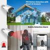 4K 8CH POE Security Cameras System with 8 Cameras and 2T Hard Disk, 8MP Plug and Play Surveillance NVR Kit with Two Way Audio, Color Night Vision, Remote Viewing, for Outdoor and Indoor view 4