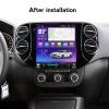 9.7" IPS Touch Screen Android 12 2+32GB 8 Core Car Stereo for VW Volkswagen Tiguan 2014 2015 2016 Vertical Style Radio Built-in Car-Play Android Auto GPS Navigation Head Unit view 2
