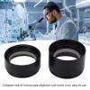 2Pcs Microscope Objective Lens, 0.7X 0.5X Aluminum Alloy Lightweight Microscope Auxiliary Objective Lens, Lightweight Auxiliary Objective Lenses for Scientific Research view 3