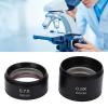 2Pcs Microscope Objective Lens, 0.7X 0.5X Aluminum Alloy Lightweight Microscope Auxiliary Objective Lens, Lightweight Auxiliary Objective Lenses for Scientific Research view 4