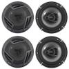 Rockville RV6.3A 6.5" 3-Way Car Speakers, 750W Peak / 150W RMS, 4 Ohm, Polypropylene Woofer, Butyl Rubber Surround, with Grilles, CEA Compliant, for Car Audio, 4-Piece view 1