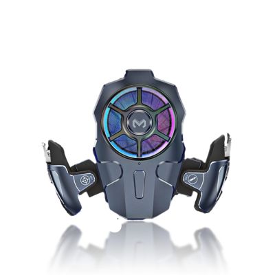 Gugxiom Mobile Game Controller with Cooling Fan, Mobile Controller with Phone Cooler, RGB Light, for 2.6-3.5 inch iOS and Android Phone [video game]