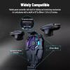 Gugxiom Mobile Game Controller with Cooling Fan, Mobile Controller with Phone Cooler, RGB Light, for 2.6-3.5 inch iOS and Android Phone [video game] view 3