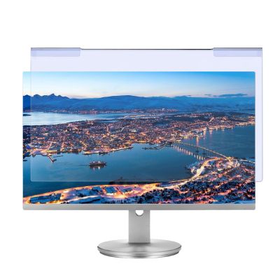 AIZYR Blue Light Blocking Screen Protector Panel Computer Monitor Screen HD Anti UV and Blue Light Filter, Hanging Type/Removable,19.5 in 16:9(445 * 260) mm