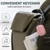 2 in 1 SKPY Anti-Fall Case for Sony WF-1000XM5 Full Body Shockproof PC Hard Shell Cover with Carabiner Cleaning Tools for Boys Girls Womens Mens Teens view 2