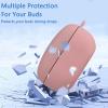2 in 1 SKPY Anti-Fall Case for Sony WF-1000XM5 Full Body Shockproof PC Hard Shell Cover with Carabiner Cleaning Tools for Boys Girls Womens Mens Teens view 3