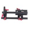 15mm Rail Riser Rig System Quick Release Base Kit, 15mm DSLR Camera Rod Riser Clamp Short Rods with 1/4in 3/8in, Y Shaped Shock Absorbing Lens Mount for Tripod view 3