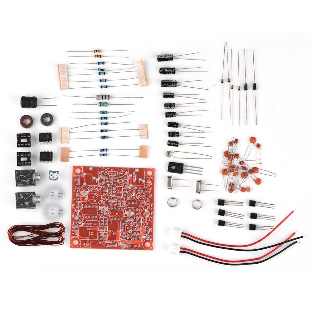 Shortwave Radio Transmitter Receive Assembled Forty-9er 3W Accessories CW Radio Kit, plplaaoo HAM Radio QRP Kit CW Radio CW Shortwave Transmitter Receiver, Build a Radio Kit Radio Kits to Build